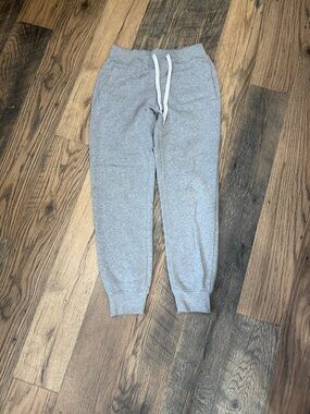 Amazon Light Gray Sweat Joggers with Drawstring